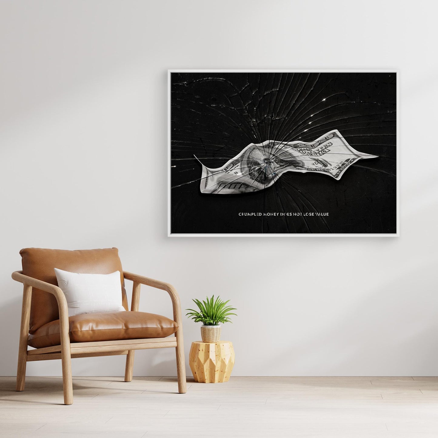 Crumpled Money Does Not Lose Value